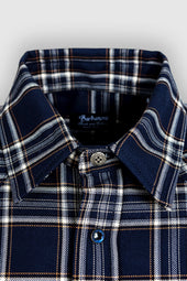 Mustang White Check Shirt