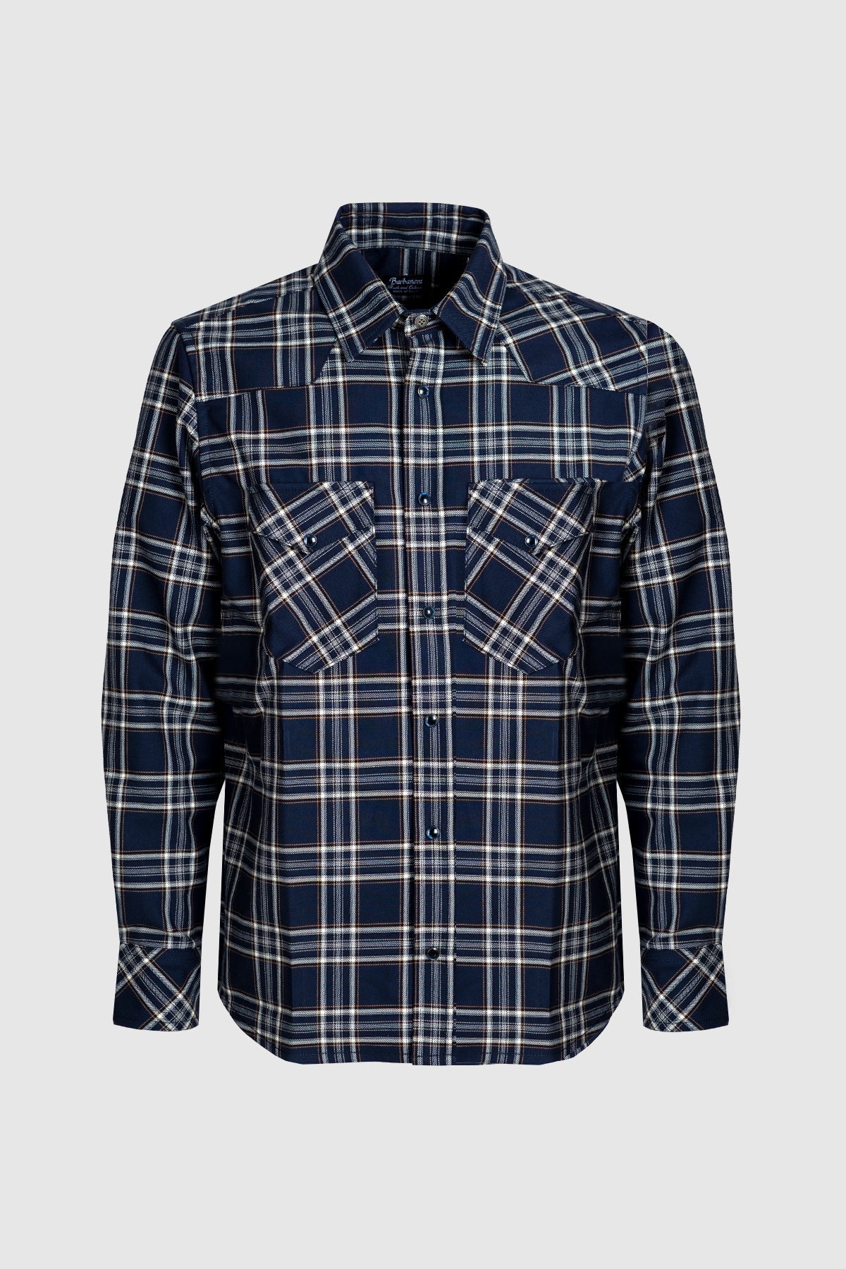 Mustang White Check Shirt