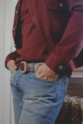 Neil Dark Red Jacket