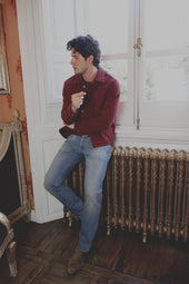 Neil Dark Red Jacket