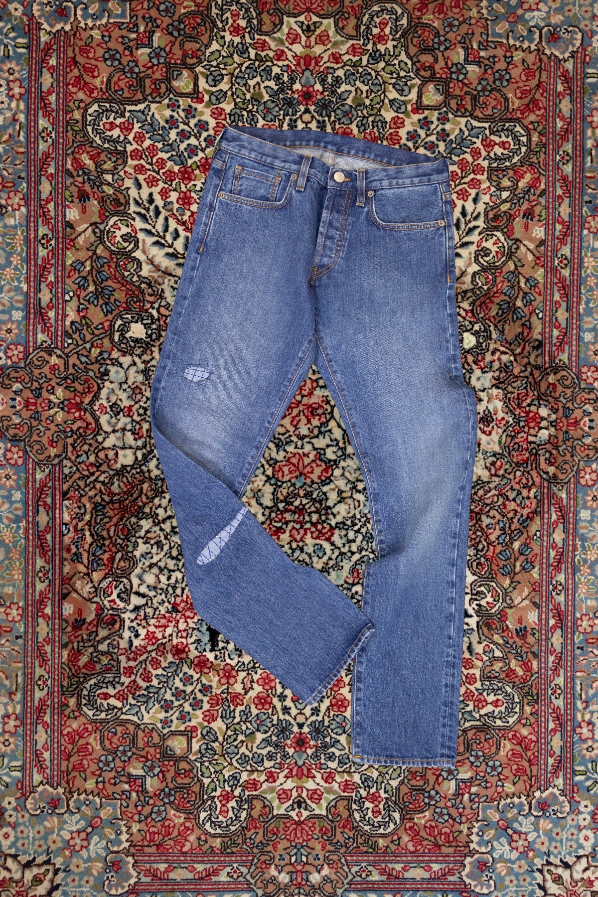 Re Thread Bandito Patch Cloud Blue Wash Jeans