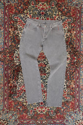 [Re-Thread] Bandito Zig-Zag Embroidery Grey Vintage Wash Jeans