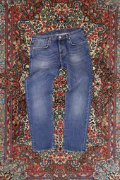 [Re-Thread] Bandito Sashiko Embroidery Ocean Blue Wash Jeans