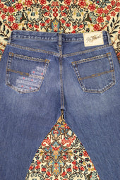 Re Thread Bandito Sashiko Pocket Ocean Wash Jeans