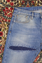 Re Thread Bandito Check Old Wash Jeans