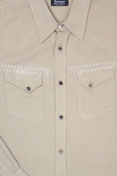 [Re-Thread] Clint Embroidery Sand Western Shirt