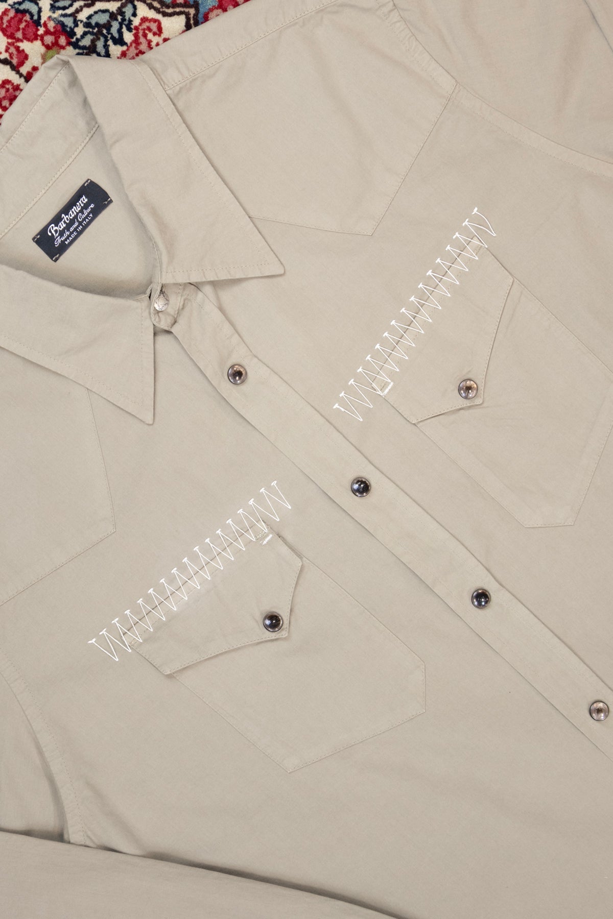 Re Thread Clint Embroidery Western Shirt