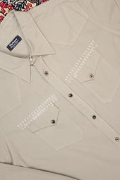 [Re-Thread] Clint Embroidery Sand Western Shirt