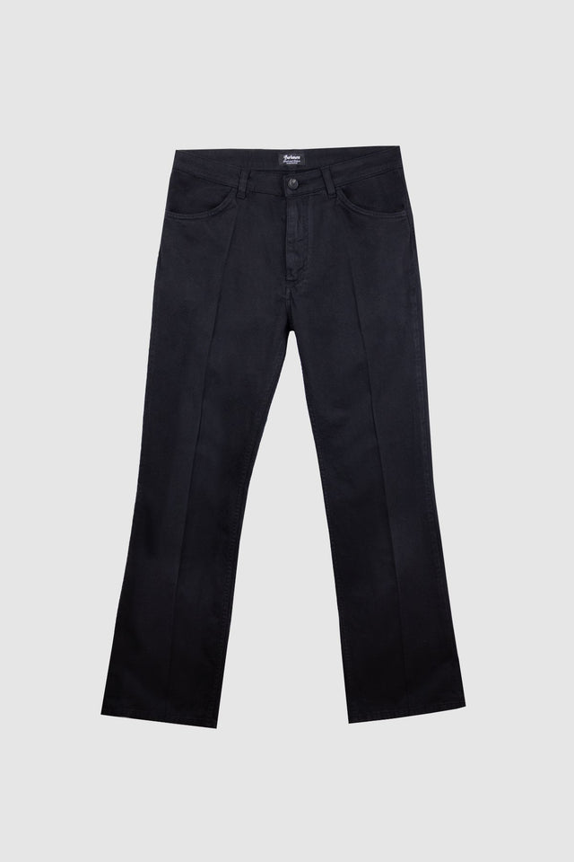 Sgherro Pantalone Flare Nero 5 Tasche