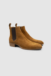 Stendhal Tobacco Suede Boots