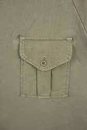 Sugar Military Green Crewneck