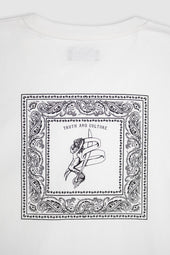 Vince Black Bandana Raw Cotton Tee