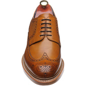 Barker Bailey II mens brogues in cedar hand painted calf