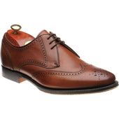 Barker Bakewell mens hybrid-soled brogues in chestnut calf