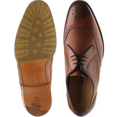 Barker Bakewell mens hybrid-soled brogues in chestnut calf