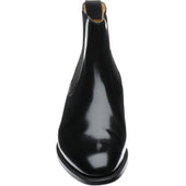 Barker Bedale mens Chelsea boots in black polished