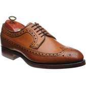 Barker Calvay mens brogues in cedar grain