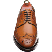Barker Calvay mens brogues in cedar grain