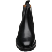 Barker Camborne mens rubber-soled Chelsea boots in black calf