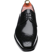 Barker Darlington mens Derby shoes in black polished