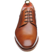 Barker Ellon mens hybrid-soled Derby shoes in antique rosewood