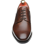 Barker Ellon mens hybrid-soled Derby shoes in dark walnut calf