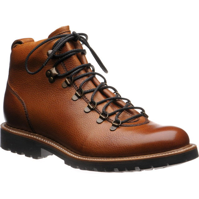 Barker Glencoe mens rubber-soled boots in cedar grain