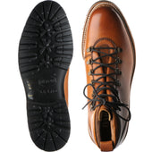 Barker Glencoe mens rubber-soled boots in cedar grain