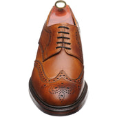 Barker Kelmarsh mens rubber-soled brogues in cedar grain