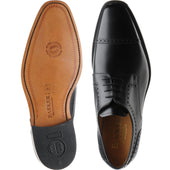 Barker Leo mens Derby shoes in black calf