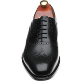 Barker Liffey mens hybrid-soled brogues in black calf