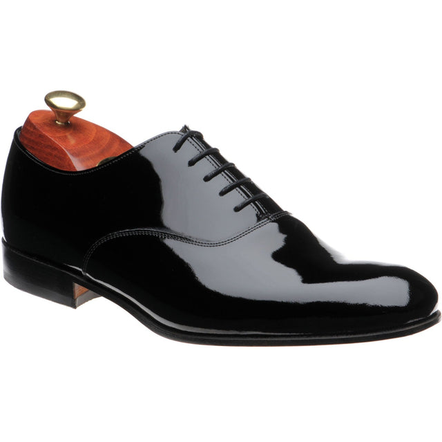 Barker Madeley mens formal shoes in black patent