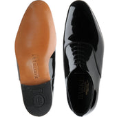 Barker Madeley mens formal shoes in black patent