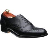 Barker Malton mens brogues in black calf