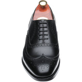 Barker Malton mens brogues in black calf
