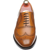 Barker Malton mens brogues in cedar calf