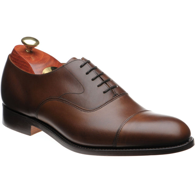 Barker Malvern mens Oxfords in dark walnut calf