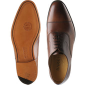 Barker Malvern mens Oxfords in dark walnut calf