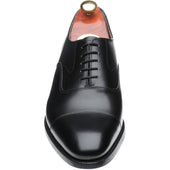 Barker Malvern (Rubber) mens rubber-soled Oxfords in black calf