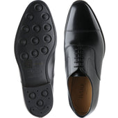 Barker Malvern (Rubber) mens rubber-soled Oxfords in black calf