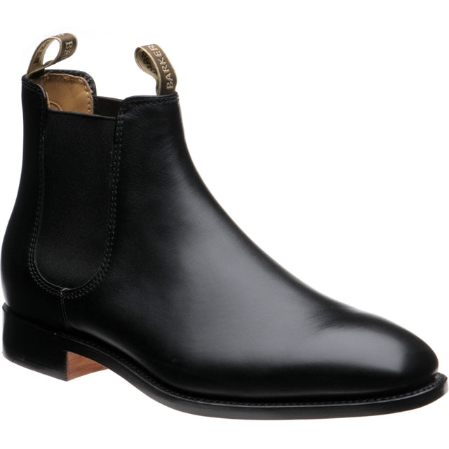 Barker Mansfield mens Chelsea boots in black calf
