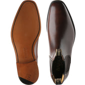 Barker Mansfield mens Chelsea boots in walnut calf