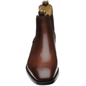 Barker Mansfield Rubber mens rubber-soled Chelsea boots in walnut calf