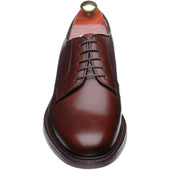 Barker Nairn (Rubber) mens rubber-soled Derby shoes in cherry grain