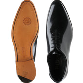 Barker Nelson mens Oxfords in black hi-shine
