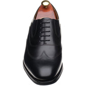 Barker Oldbury mens rubber-soled brogues in black calf