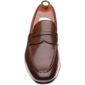 Barker Sawyer mens loafers in walnut calf