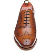 Barker Turing mens hybrid-soled brogues in antique rosewood