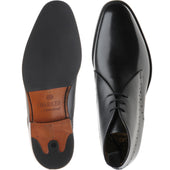 Barker Tyne II mens hybrid-soled boots in black calf