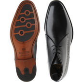 Barker Tyne mens hybrid-soled boots in black calf